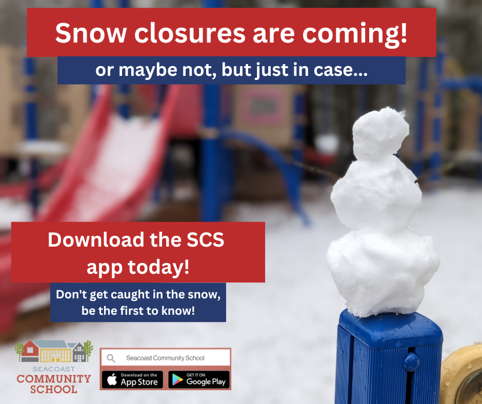 snow is coming, download the app