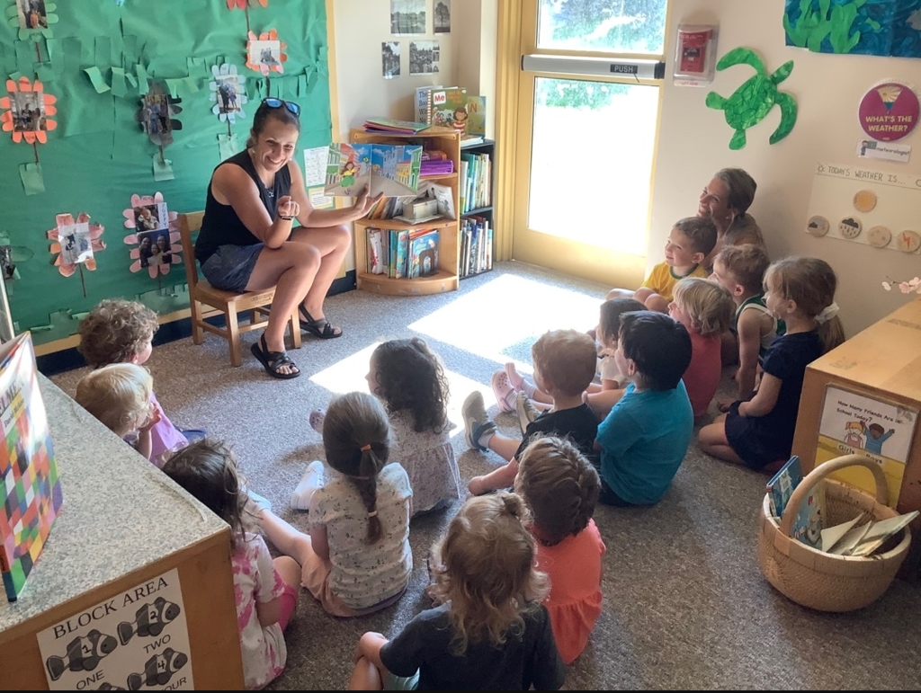 teacher reading to class
